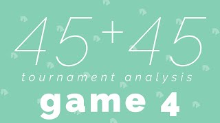 Lichess 4545 League game analysis 4 [upl. by Nosned]