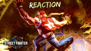 BEAT UP ROCK YOU TERRY BOGARD GAMEPLAY TRAILER REACTION FOR STREET FIGHTER 6 [upl. by Asirak900]