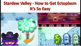 Deliver an Ectoplasm to Wizard in Stardew Valley  Dışkansıvı Görevi [upl. by Giglio739]