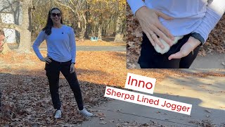 Inno Sherpa Polar Fleece Lined Jogger warm and comfy sherpa pants winterwear [upl. by Yesrej]