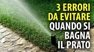 3 Errori da Evitare Quando si Bagna il Prato [upl. by Weylin]