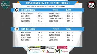 Birregurra Div 1 v City United Div 1 [upl. by Maud168]