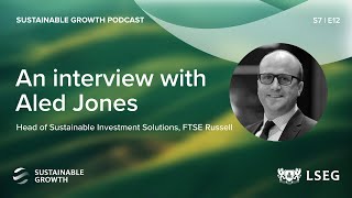 Is passive now massive Adapting sustainable investment approaches  Aled Jones FTSE Russell [upl. by Ettesyl]