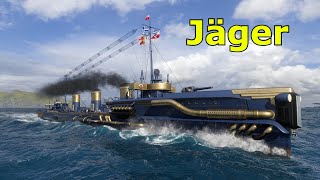 World of WarShips Jäger  3 Kills 232K Damage [upl. by Bjorn]