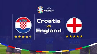 UEFA EURO CUP 2024  CROATIA VS ENGLAND  SEMI FINALS  FIFA [upl. by Eelirak608]