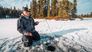 Ice fishing on a budget UNDER 20 [upl. by Artema721]