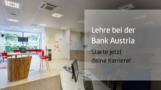 Karriere bei der Bank Austria  Lehre zu BankkauffrauBankkaufmann [upl. by Nidla]