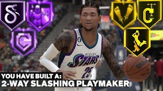 The quot2WAY SLASHING PLAYMAKERquot Is Back In 2k24 Best 67 2Way Slashing Play All Around Pg Build [upl. by Assanav]