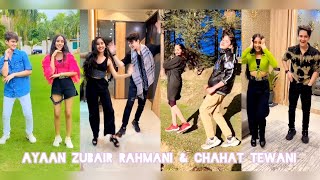 Ayaan Zubair and Chahat Tewani on Instagram Reels 💖😍  cute moments [upl. by Ymmas]