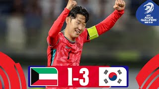 Three goals to stay on 1  Kuwait  Korea Republic  Highlights AsianQualifiers  Road To 26 [upl. by Eux]