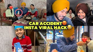 AMAN NE CAR ACCIDENT KRTA😡  Insta Viral Powder Try Kita Socheya Ni c Ada Hoju😂  BEINGBRAND [upl. by Airdnala140]