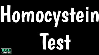 Homocysteine Blood Test  Homocysteine amp Vitamin b12 [upl. by Sualokin216]