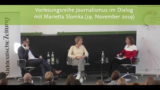 quotJournalismus  braucht man das oder kann das wegquot  Marietta Slomka im Gespräch [upl. by Gonzalo712]