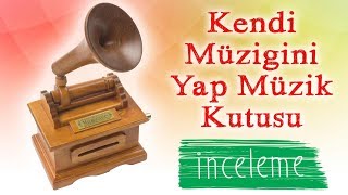 Kişiye Özel Kendi Müziğini Yap Kitap Tasarımlı Ahşap Müzik Kutusu [upl. by Urbanna602]