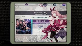 Arcaea Team Grimoire vs Laur  Grievous Lady FTR 10 PM 打音のみ Only Tapping Sound [upl. by Enitselec]