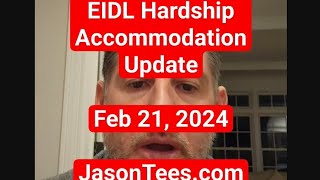 EIDL Hardship Accommodation Update February 21 2024 [upl. by Anitnegra248]