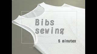 【How to sew bibs】ビブスの作り方 [upl. by Vasta953]