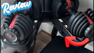 Bowflex SelectTech 552 Adjustable Dumbbells  Review [upl. by Moyer]