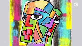 How to Draw portrait in famous Picasso painting style  Cubism art lesson  Cubist faces [upl. by Iridissa972]