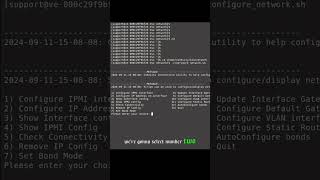 How to se an IP address on a cohesity node after it has been imaged shorts youtubeshorts howto [upl. by Kyre694]