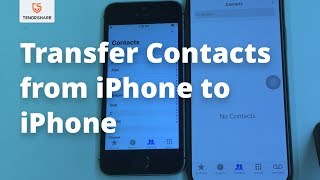 Transfer Contacts from iPhone 44S55S66SSE78 to iPhone XXSXR without iTunes [upl. by Montano]