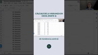 CÓMO CALCULAR LA VARIANZA EN EXCEL PARTE 3 [upl. by Nahgen]