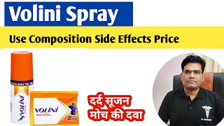 Volini Spray Use Composition and Side Effects  वोलिनी स्प्रे की जानकारी [upl. by Gonzales898]