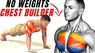 How to Build Chest Muscle with Push Ups No Weight [upl. by Jonas]