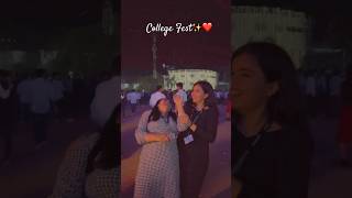 College fest❤️✨ dehradun dbuu sonunigam concert youtubeshorts friends fun dance coupledance [upl. by Ekalb998]