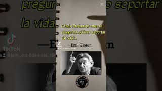 ✓EMIL CIORAN «Frase del día» JARH Filosofia EmilCioran [upl. by Uwton]