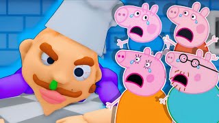 Peppa Pig ESCAPE CHEF KITCHEN OBBY in Roblox [upl. by Attenra]