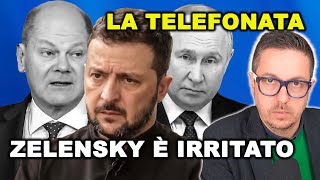 ZELENSKY IRRITATO PER LA TELEFONATA DI SCHOLZ A PUTIN [upl. by Yzzo]