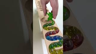 Marble Run ASMR ☆ HABA Wave Slope Skeleton Car amp Glass with water shorts marblerun marblerunone [upl. by Proffitt]