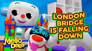 London Bridge Is Falling Down  Mellodees Kids Songs amp Nursery Rhymes  SingALong [upl. by Hauger]