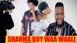 SHARMA BOY FT HANAD BANZ OO HEES WAALI AH SOO FASAXAY  REACTION CAJIIB AH [upl. by Cirded]