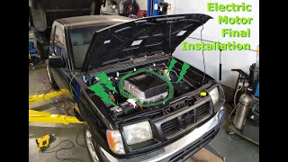 EV Motor Officially Installed in the EVSwap Frontier Minitruck Conversion [upl. by Anisamoht]