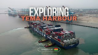 Tema Harbour Ghanas Gateway to Global Trade  Ghana Port [upl. by Haeluj962]