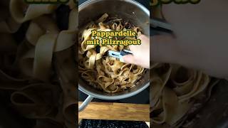 Pappardelle mit Pilzragout 🍄‍🟫 [upl. by Ahsikar]