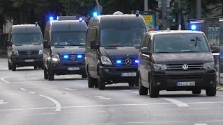 G20Gipfel Hamburg SEK Frankfurt aM auf Einsatzfahrt [upl. by Kenway]