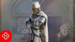 Medieval German Templar song Palästinalied Lyric Video [upl. by Eeb714]