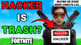 Spectating A Hacker Who Needs Cheats Aimbot  Wall Hacks Exposing Fortnite Cheaters [upl. by Hewitt]