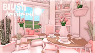 Blush Apartment  Roblox Bloxburg Speed Build  ❁ [upl. by Mccollum]