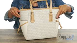 MICHAEL Michael Kors Voyager EastWest Signature Tote SKU 9112974 [upl. by Teerprug9]