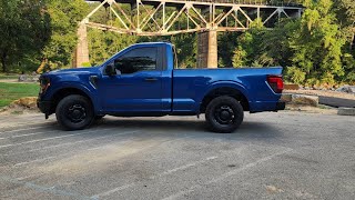 Installing 2quot drop shackles on a 2024 f150 [upl. by Ahsenom]