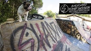 Shadow Conspiracy BMX Backyard Ramp Session [upl. by Bierman633]