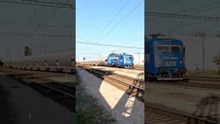 480 024 LTE Transmontana A grain freight train passes through Tárnok Hungary [upl. by Lucia]