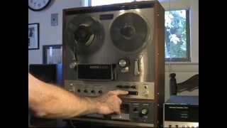 TEAC A6010 ReeltoReel Tape Deck [upl. by Ydnem]