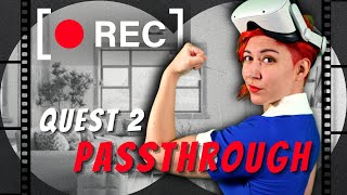 How To Record Passthrough on Quest 2 [upl. by Magda]