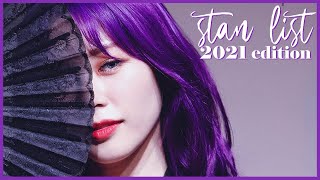 my kpop stan list 2021 [upl. by Palma]