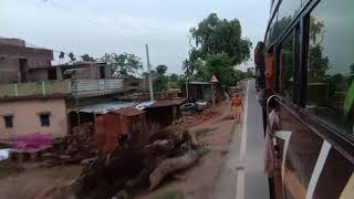 Munger Ganga Bridge approach road from NH80 to Dakra Nala to 5Km East Latest update work progress [upl. by Aserehc]